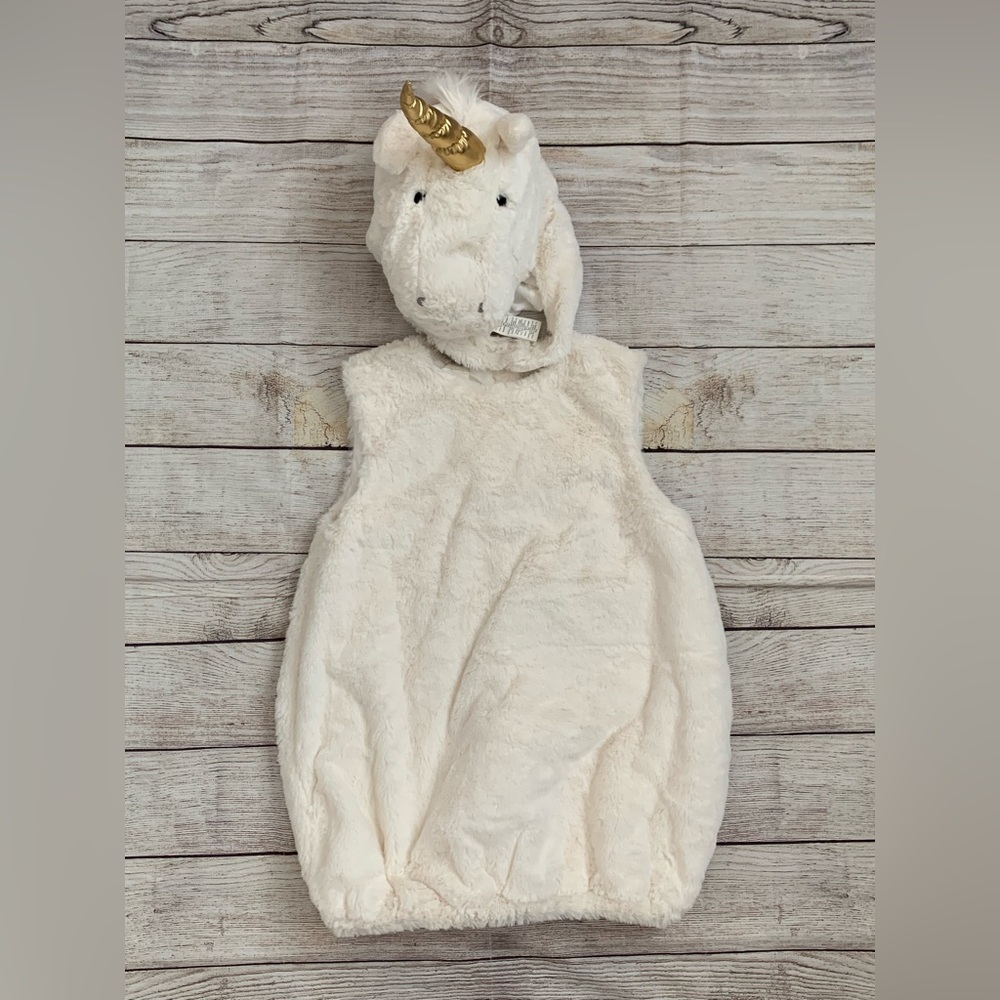 Pottery Barn Cream Unicorn Halloween Costume